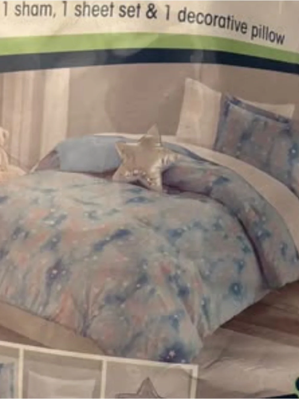 2 Complete Twin Girls Bedding Sets | Princess & Galaxy | Sheets Included